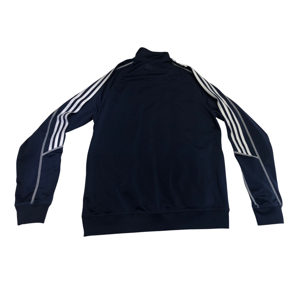 Adidas Oregon Ducks Mens Navy‎ Blue Full Zip Track Jacket 3-Stripes 6916A Medium - Picture 2 of 9